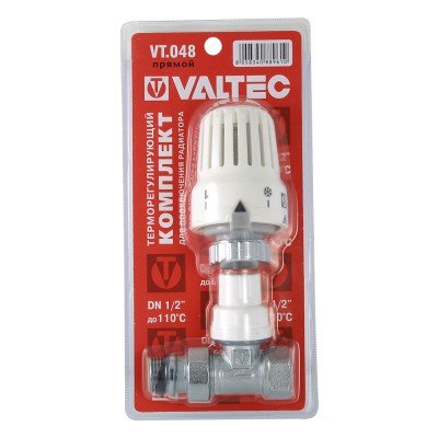 VT.048.N.04 Клапан VALTEC з термостатичною голівкою для рад. Прямий 1/2" VT.048.N.04 фото
