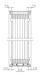 Радіатор вертикальний Plan ART Enix тип 22 1600x300 (1026 Вт) GP-VS22-160-030-01 фото 2