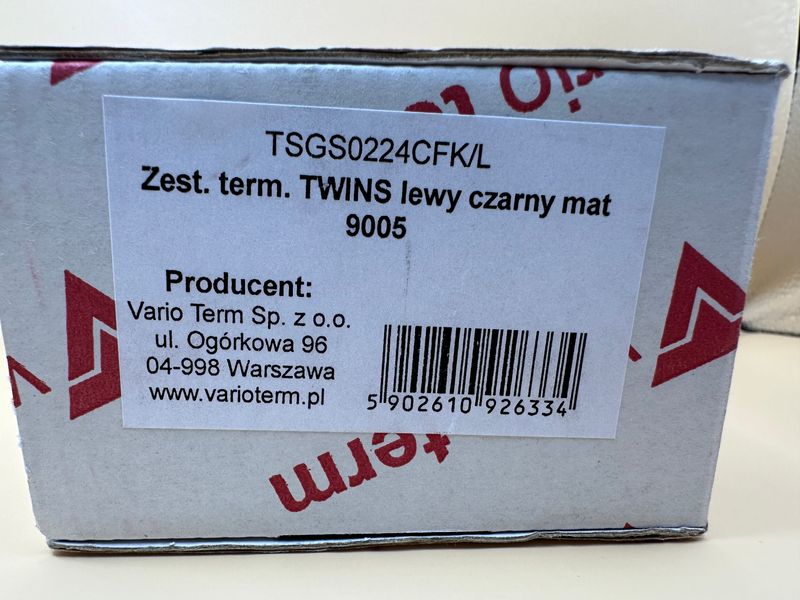 Vario Term TWINS, Black matt - L (Лівий) TSGS0224CFK/L