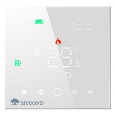 Пульт керування для теплої підлоги Mycond Block, Білий (MC-HB-W) MC-HB-W фото