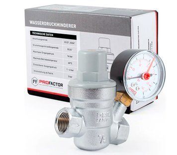 PF PRV 253G Profactor Редуктор тиску мембранний з манометром 1/4" PF PRV 253G фото