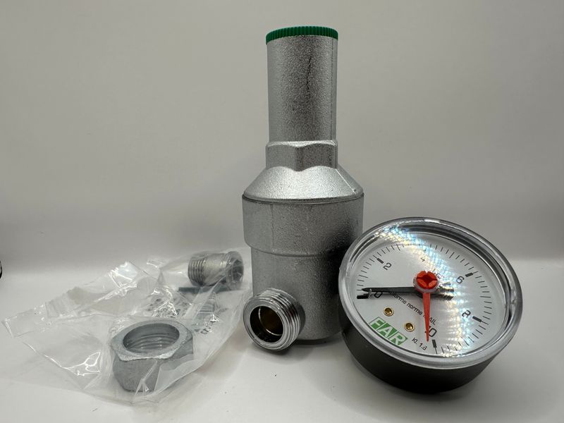 FA 2835 Хромований редуктор тиску ВР-ЗР с манометром 1/2 (Арт.:FA 2835 12 ) FA 2835 12 фото