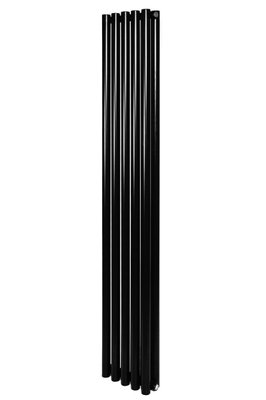 Дизайнерський радіатор ARTTIDESIGN Matera II 5/1800/295/50 чорний матовий MT II.5.180.29.5.B фото