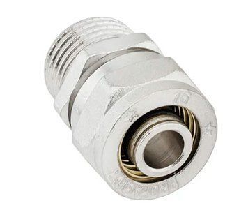 PF PF 410 Фітинг прямий обжим.з переходом на зовн.різьбу 16х1/2"ЗР (30/300) Profactor PF PF 410 фото