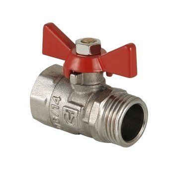 VT.093.N Valtec кран кульовий COMPACT ручка 'метелик' VT.093.N.05 фото